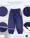 Korango Rain Pants Navy