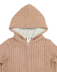 Lined Knit Jacket Chestnut