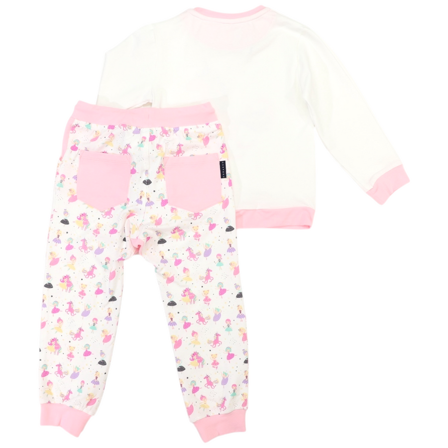 Dancing Unicorn Pyjamas  Cream