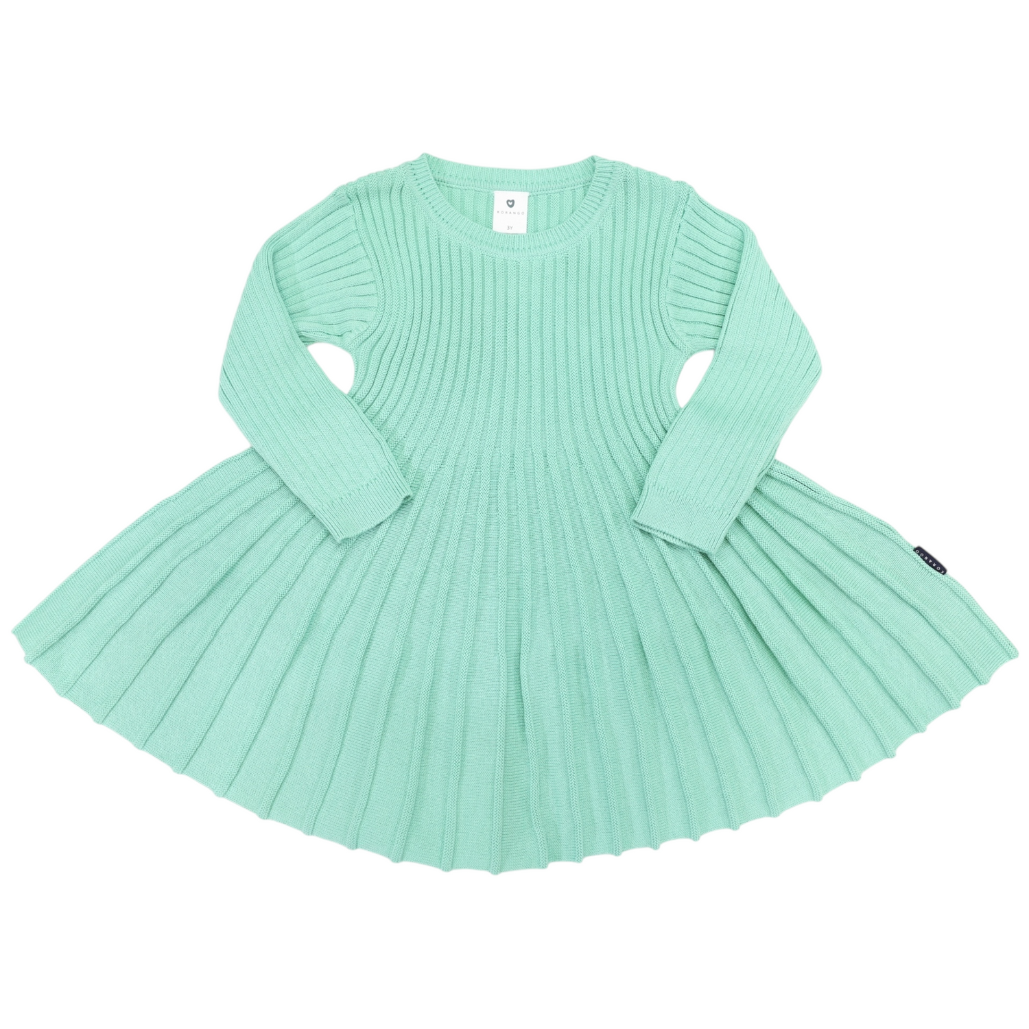 Swing Knit Dress Green