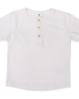 Henley Tee White