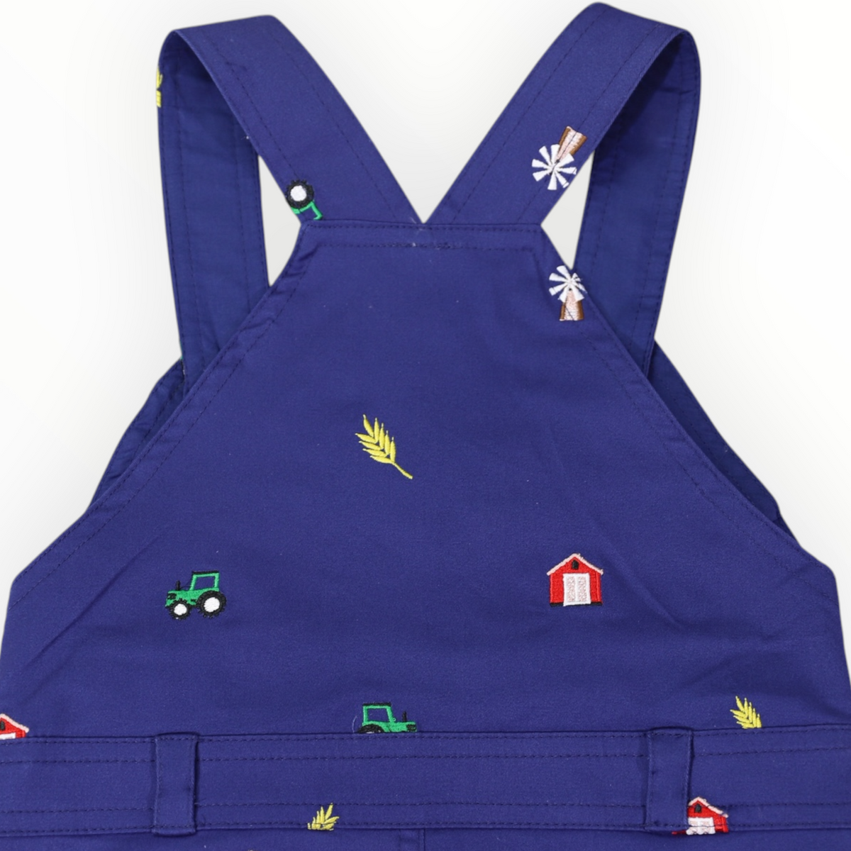 Emb. Overall Navy