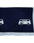 Kombi Van Knit Blanket Navy