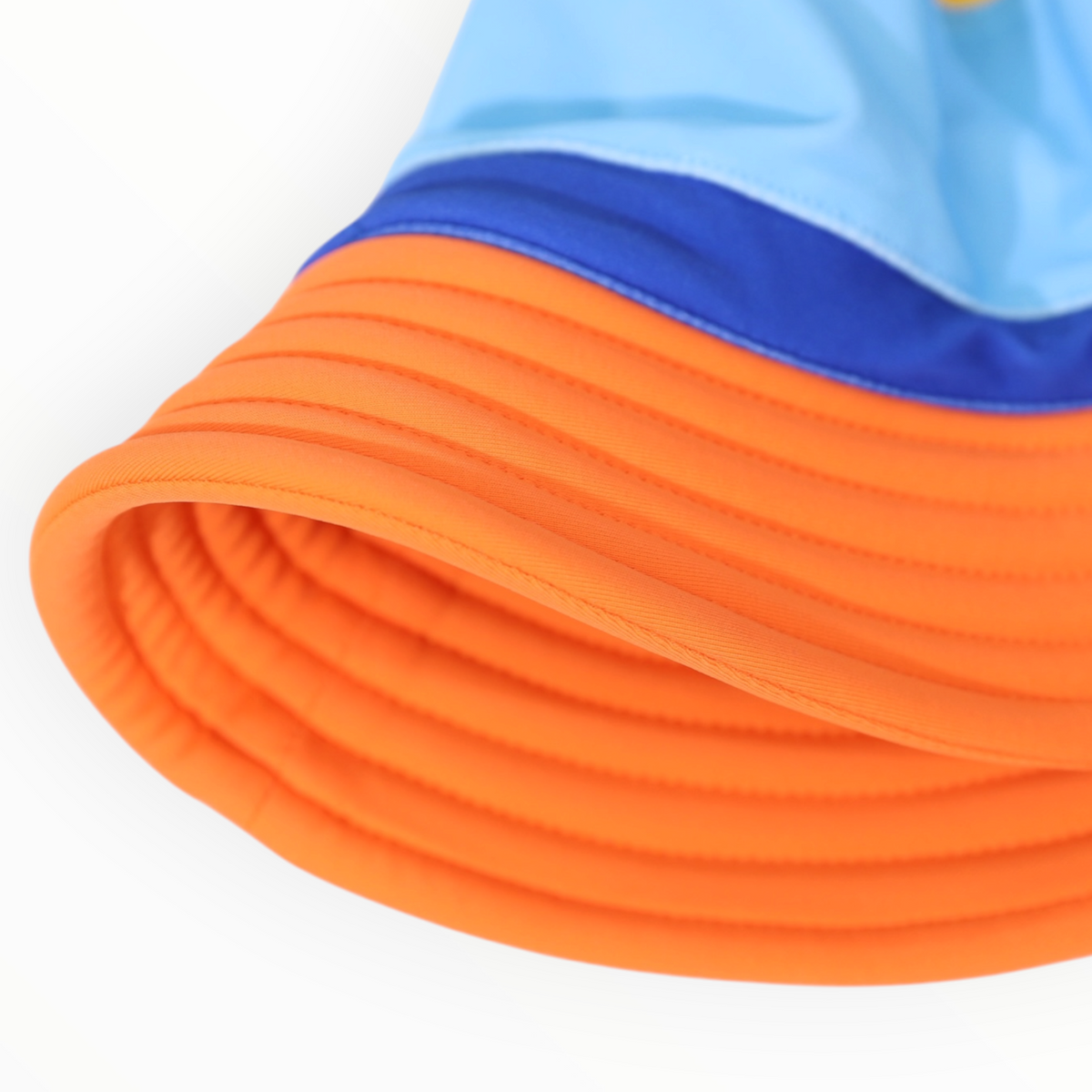 Colour Block Swim Hat Blue