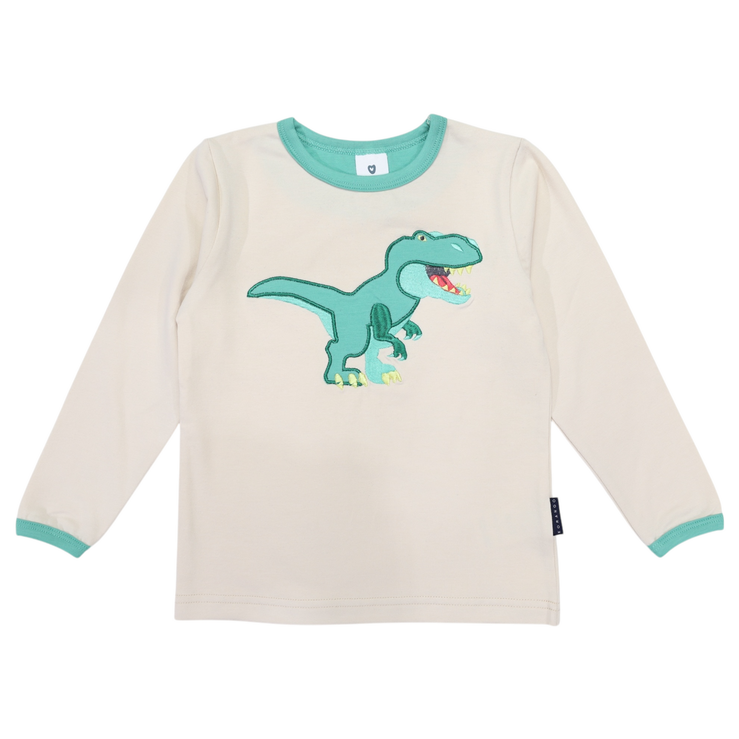 T-REX Applique Tee Beige