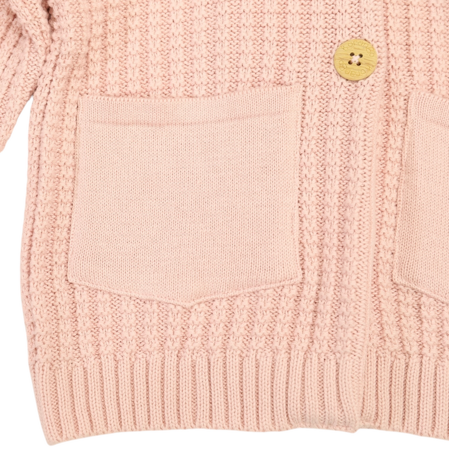 Knit Jacket Pink