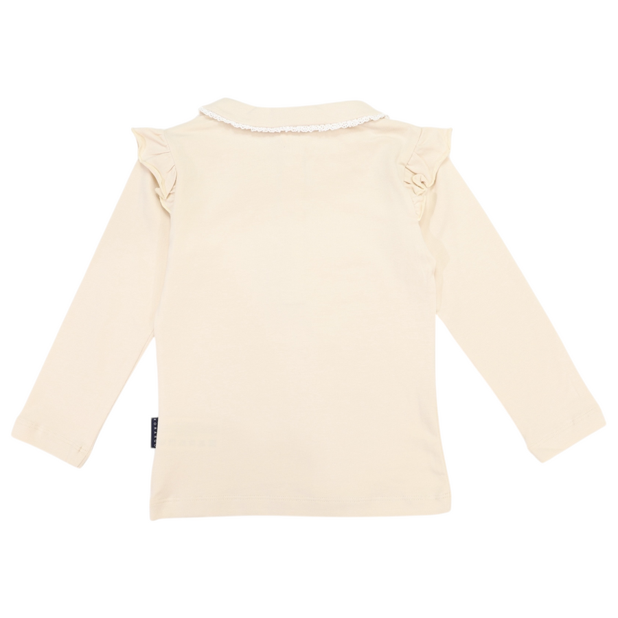 Collared Tee Beige