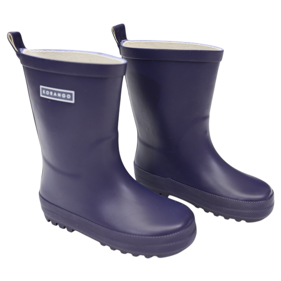 Plain Gumboot Navy