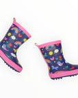 Spring Rainbow Gumboot Navy