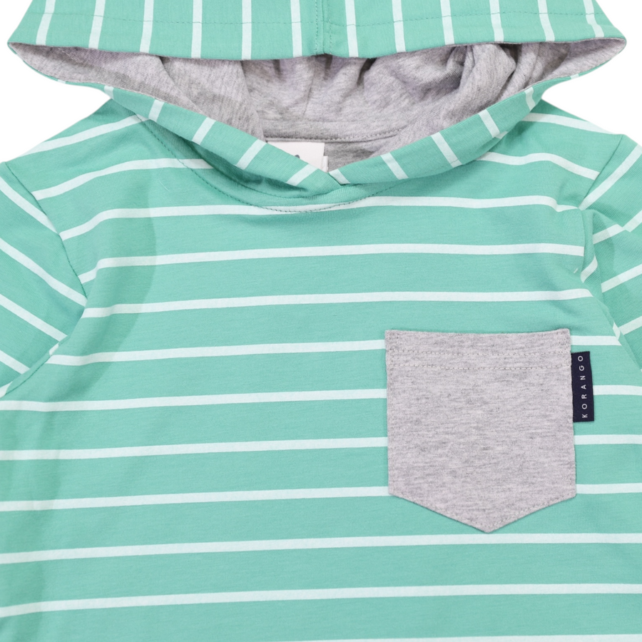 Hooded Tee Green