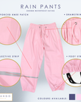 Korango Rain Pants Pink