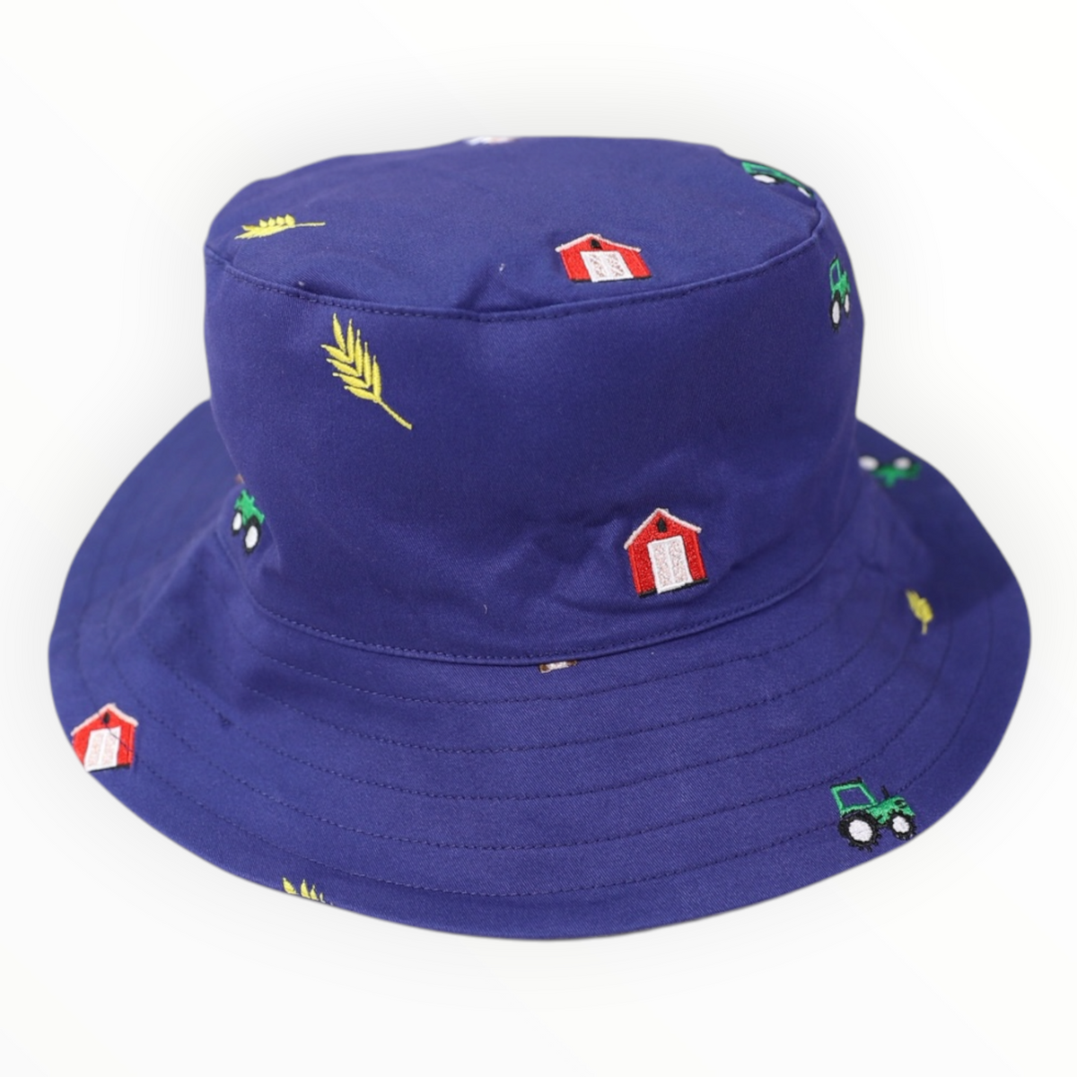 Emb. Sunhat Navy