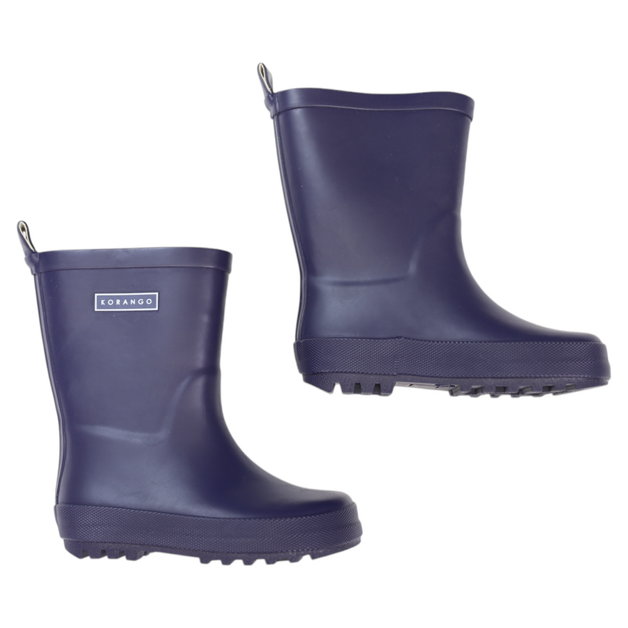 Plain Gumboot Navy