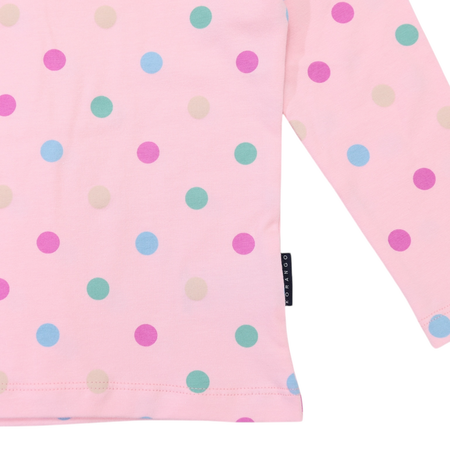 Polkadot Tee Pink