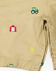 Emb. Overall Sand