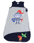 Lined Sleeping Bag with Knight Applique 2.5 TOG