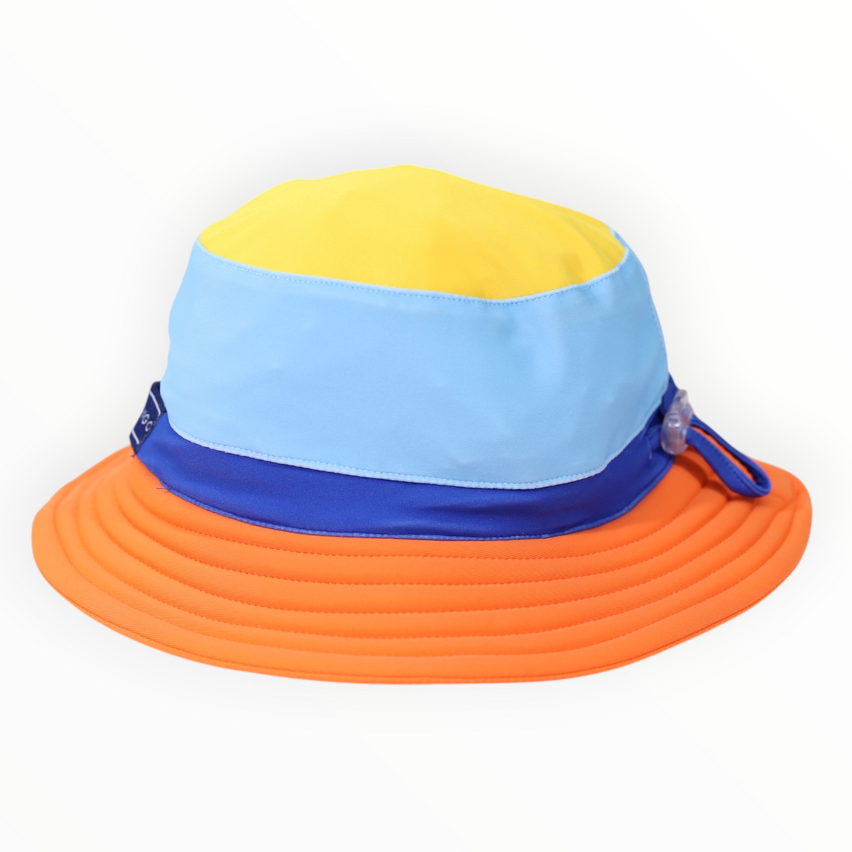 Colour Block Swim Hat Blue