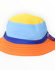 Colour Block Swim Hat Blue