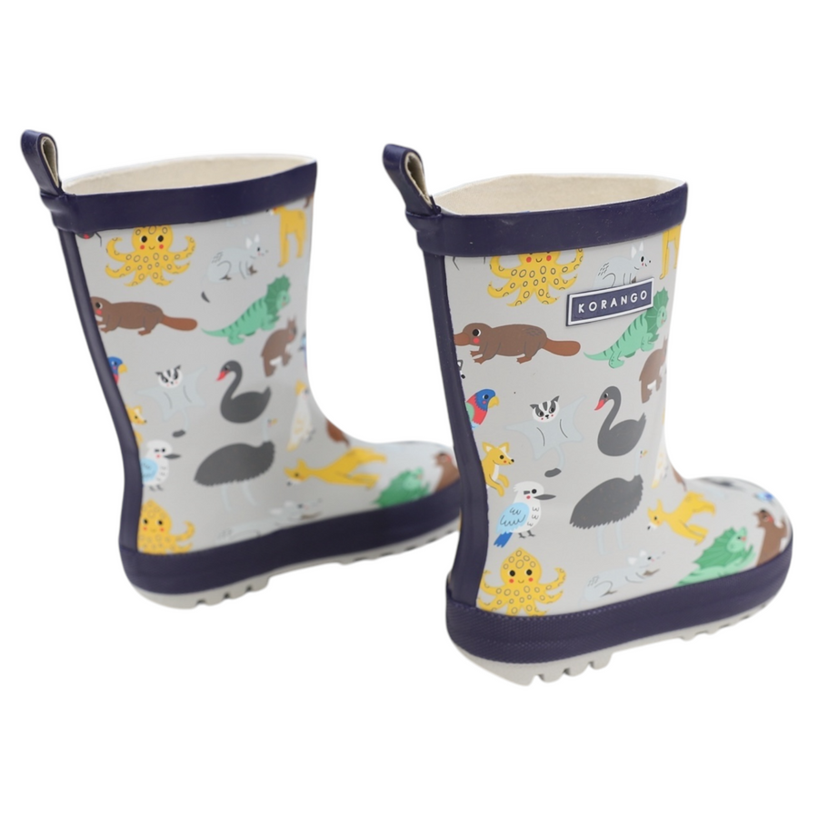 Australian Animal Gumboot Grey