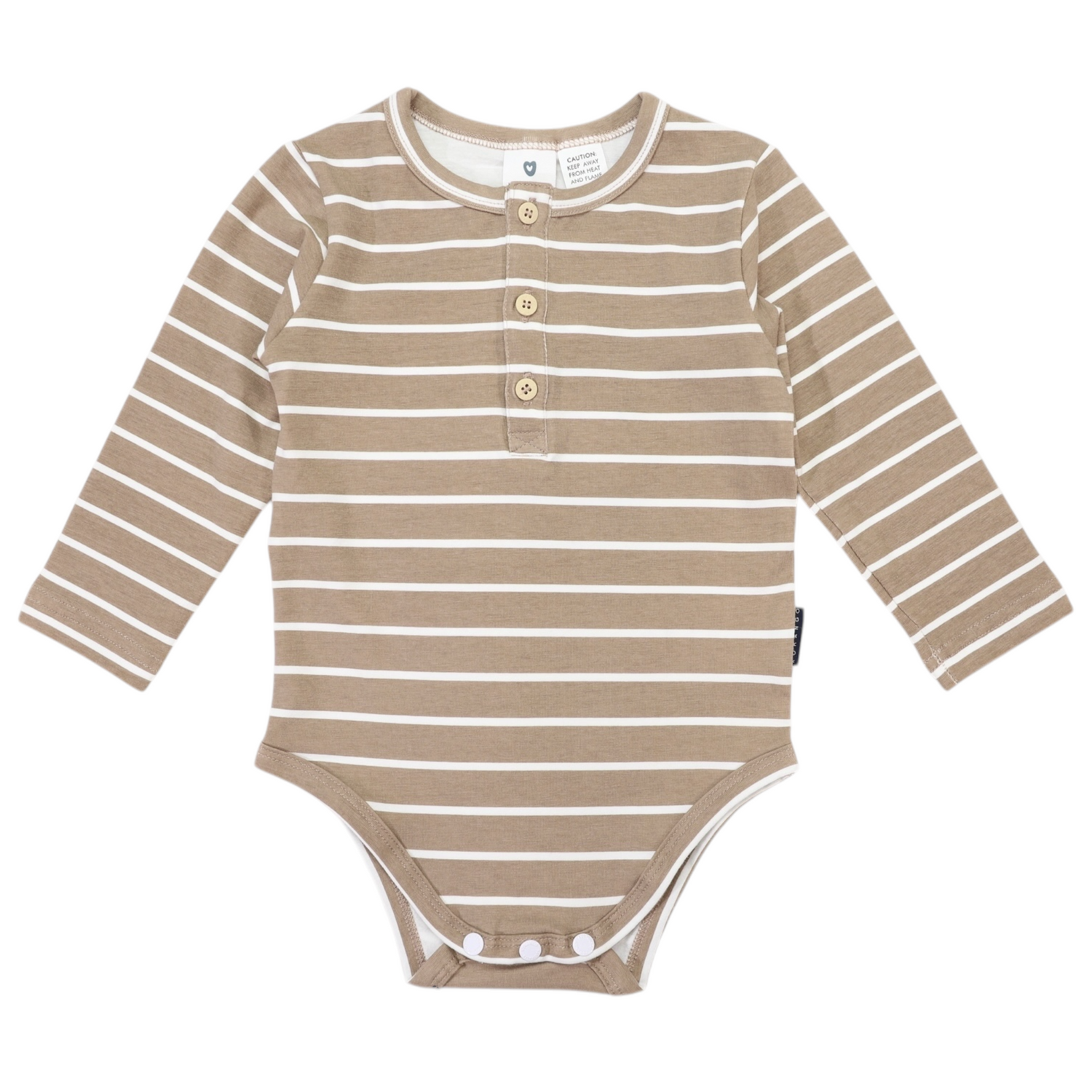 Striped Bodysuit Chestnut