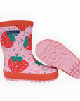 Strawberries & Sprinkles Gumboot Pink