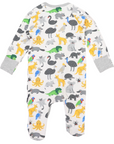 Australian Animal Zip Onesie Grey