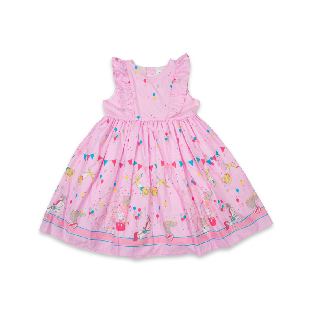 Pink Circus Frill Dress