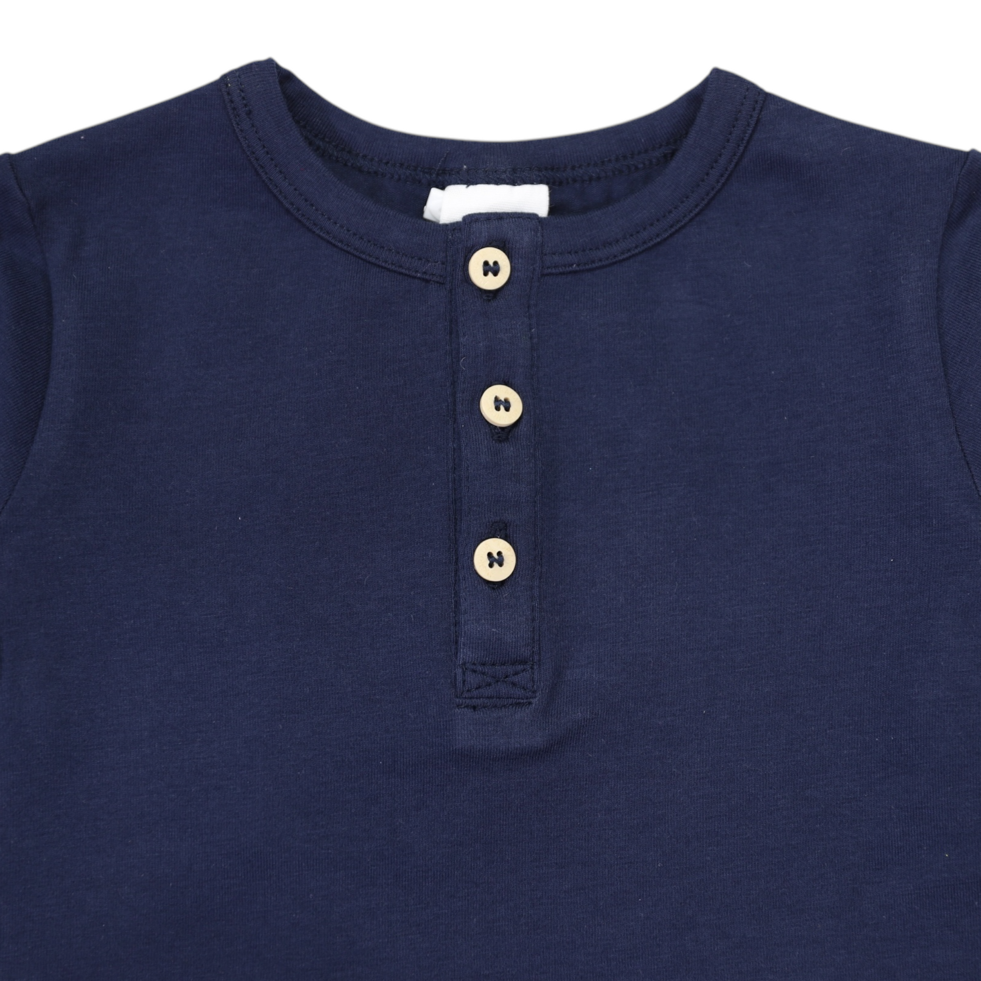 Henley Long Sleeve Tee Navy