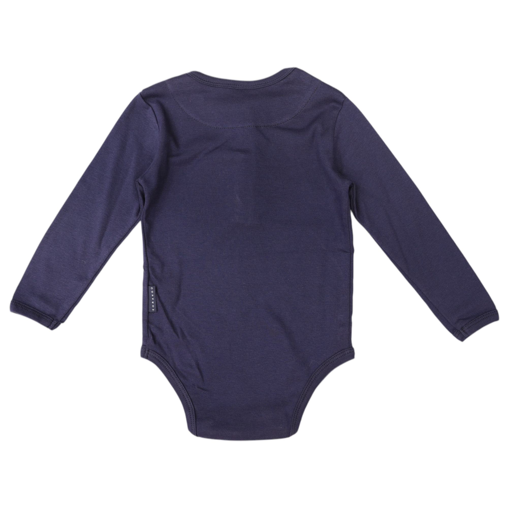 Button Down Cotton Modal Bodysuit Navy