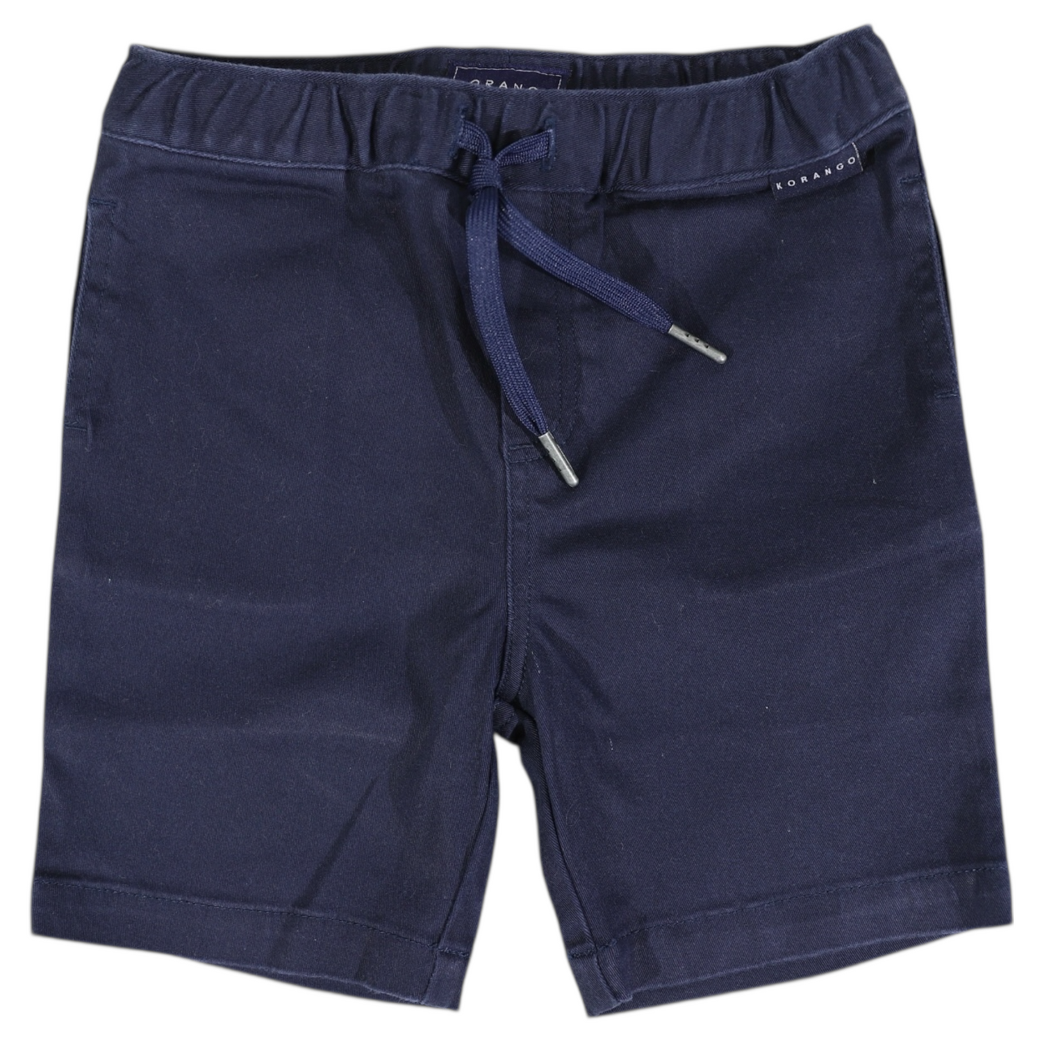 Navy Stretch Twill Short
