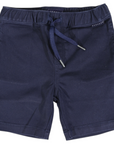 Navy Stretch Twill Short