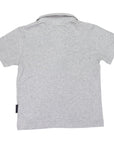 Cotton Stretch Polo Grey Marle