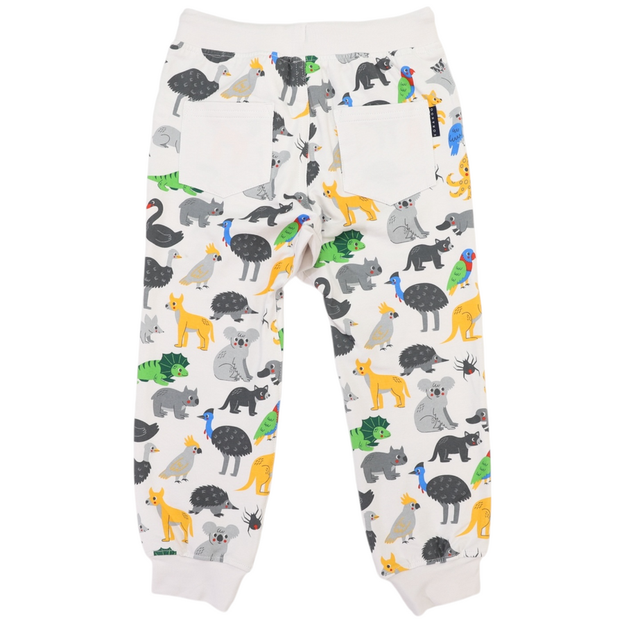 Australian Animals Pyjamas Grey