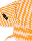 Cotton Legionnaires Sun Hat Orange Stripe