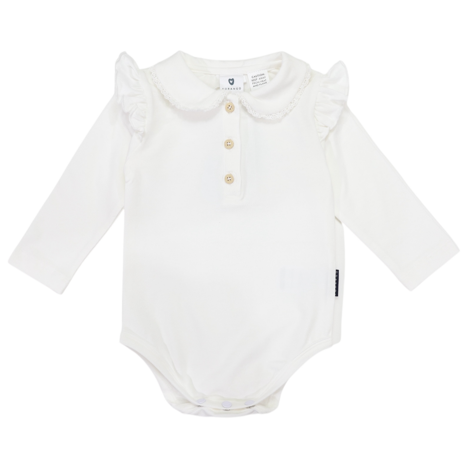 Collared Bodysuit Beige