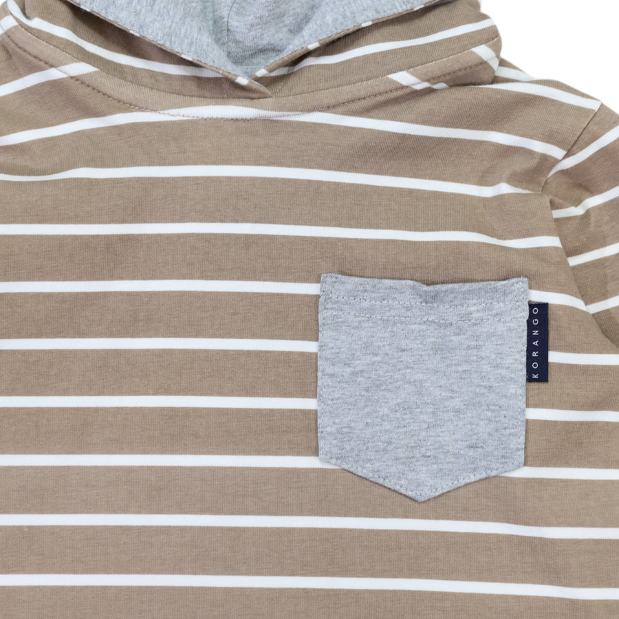 Hooded Tee Chestnut