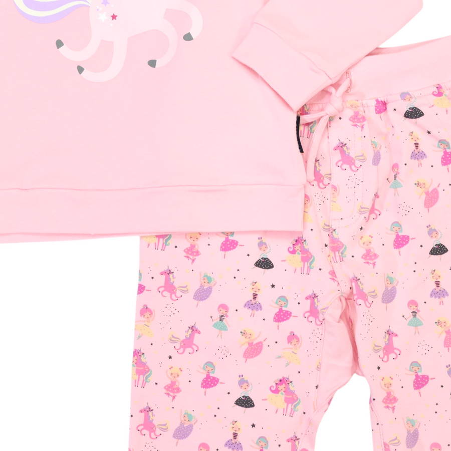 Dancing Unicorn Pyjamas  Pink