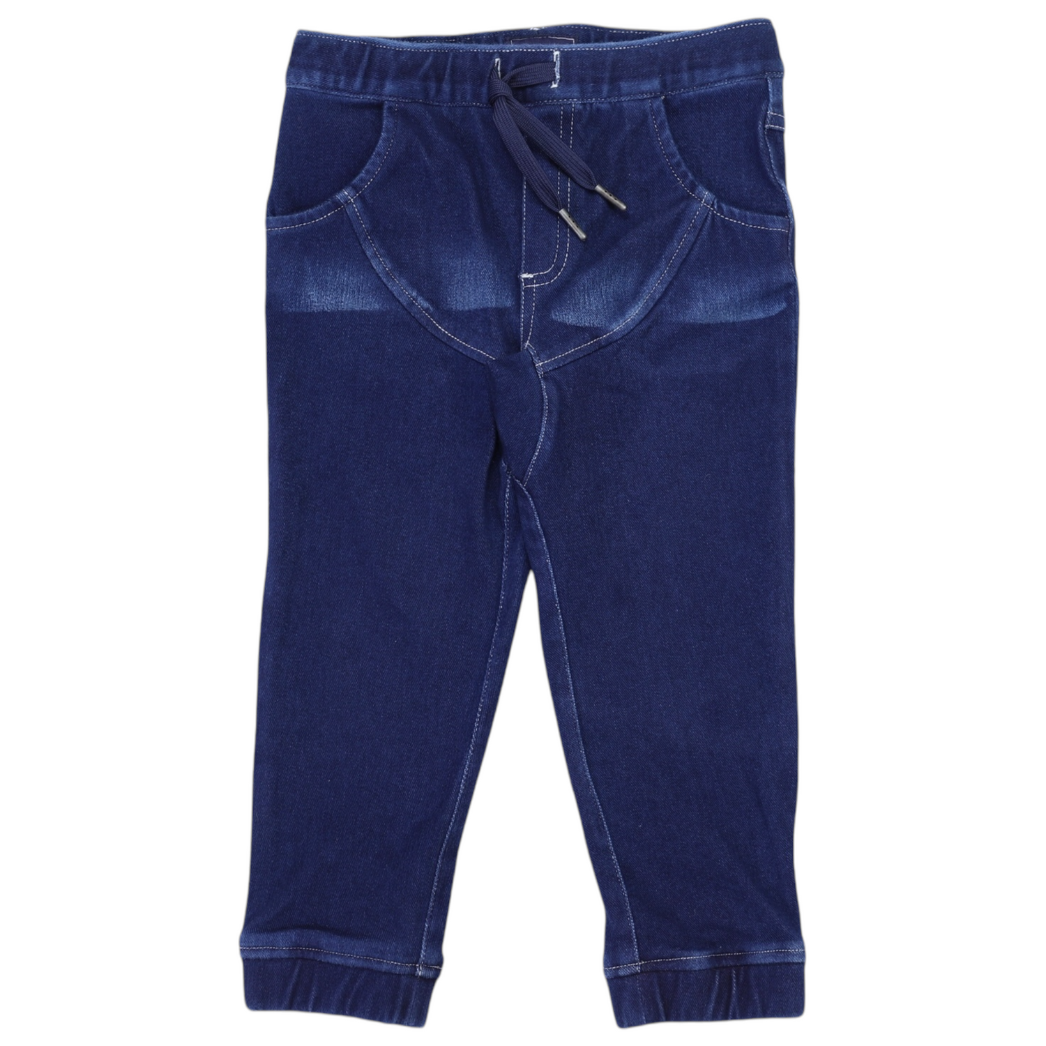 Denim Drawstring Pant Dark