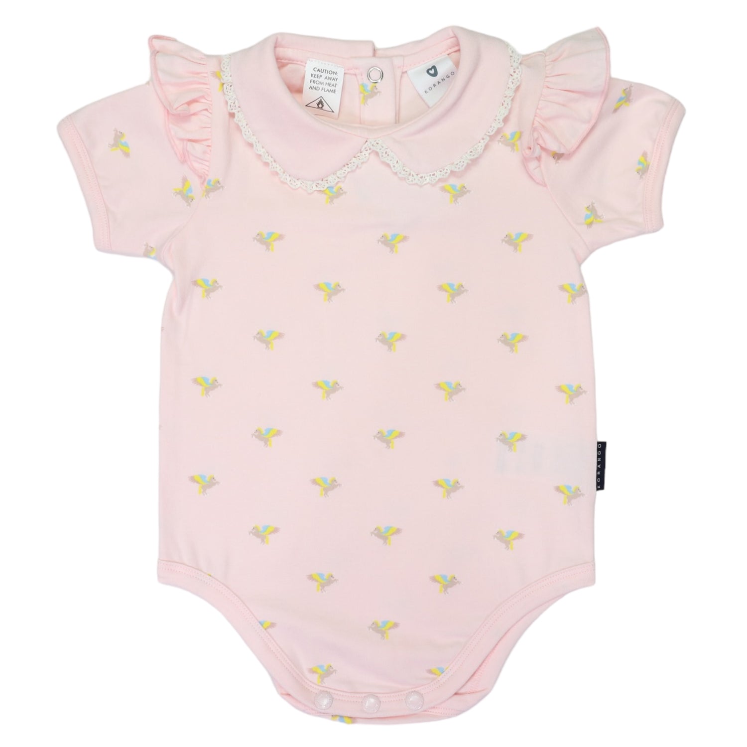 Unicorn Frill Bodysuit Light Pink