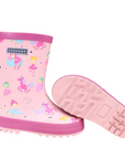 Dancing Unicorn Gumboot Pink