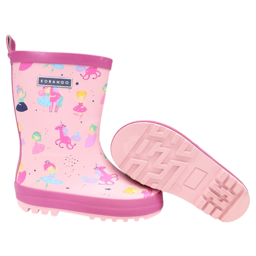 Dancing Unicorn Gumboot Pink