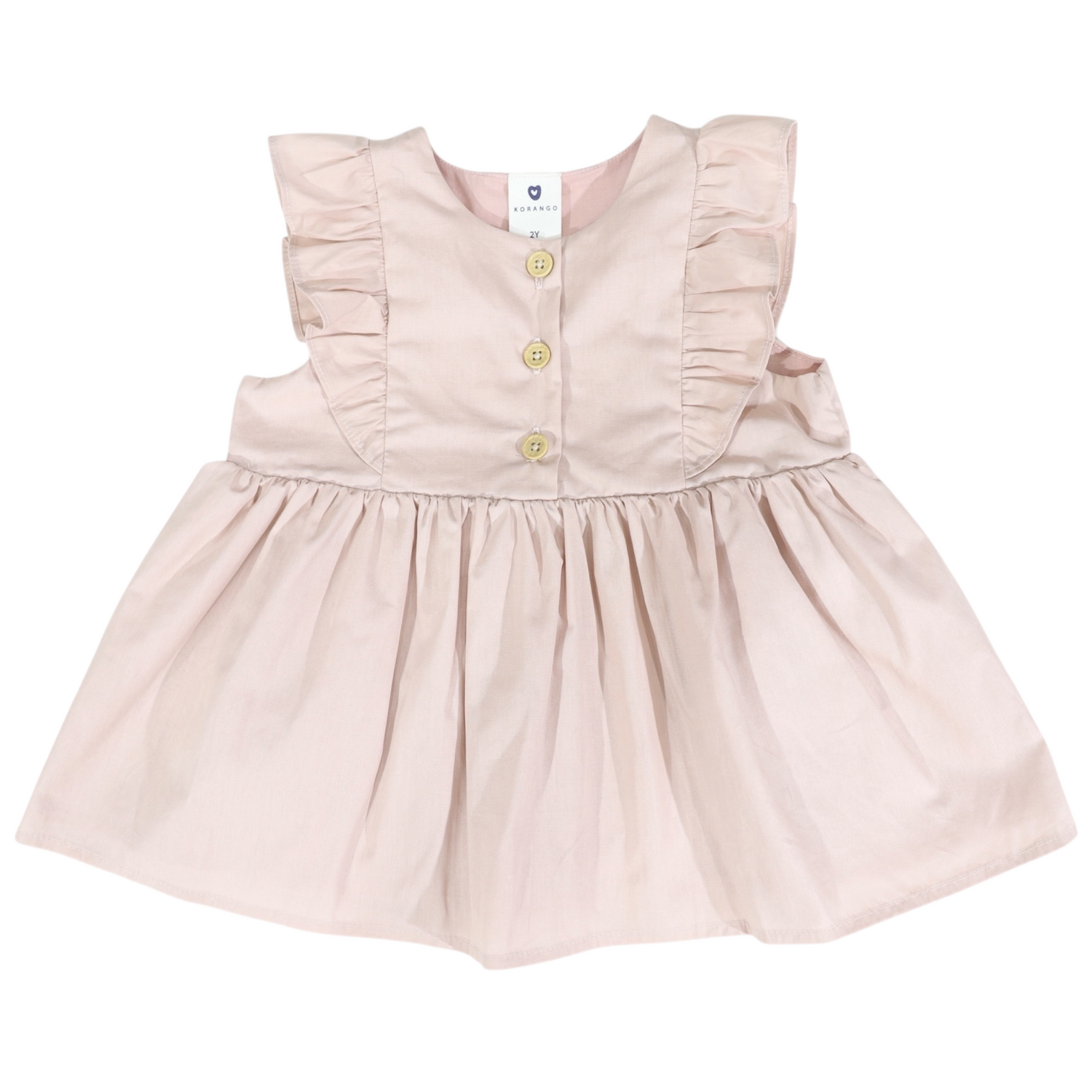 Frill Blouse Dusty Pink