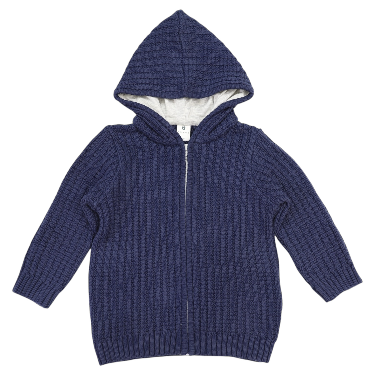 Navy Lined Knit Jacket