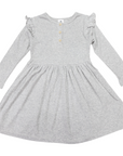 Cotton Modal Dress Grey Marle