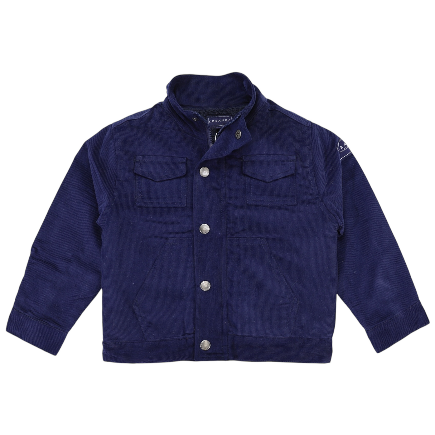 Sherpa Lined Cord Jacket Navy