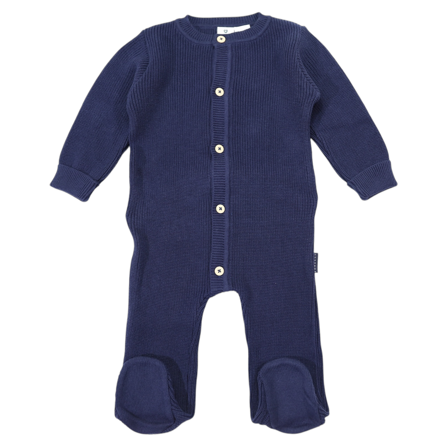 Plush Knit Romper Navy