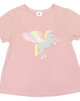 Unicorn Swing Top Dusty Pink