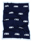 Kombi Van Knit Blanket Navy