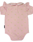 Unicorn Frill Bodysuit Dusty Pink
