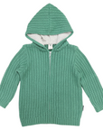 Lined Knit Jacket Green